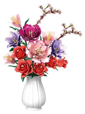 Produktbild von WOMA 11309 Blumenstrauß Klemmbaustein 769 Teile ab 6