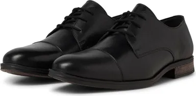 Produktbild von Jack & Jones 12217091_212_40, Männlich, Erwachsener, Schwarz, Anthrazit, Schnürverschluss, Rundzeh, Thermoplastischer Gummi (TPR)