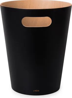 Zdjęcie produktu dla UMBRA kosz na śmieci WOODROW - czarny