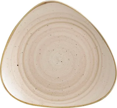 Produktbild von CHURCHILL Stonecast Nutmeg Cream Teller flach, triangle, ø: 265 mm