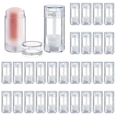 Obrázok produktu pre Solidchoice – 30 kusov, 30 ml, mini plastové fľaše na opätovné naplnenie – ideálne na cestovanie
