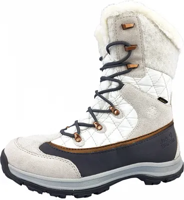 Zdjęcie produktu dla Jack Wolfskin Aspen Texapore High W Buty damskie Sznurowane buty zimowe Biały rekreacyjny, Rozmiar buta:EUR 39 | UK 6