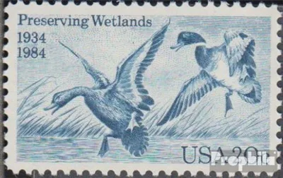 Produktbild von Briefmarken USA 1984 Mi 1701 (kompl.Ausg.) postfrisch Zugvogelschutzgesetz