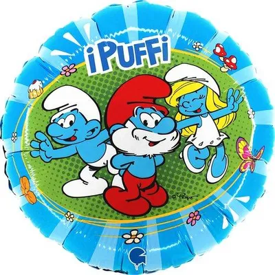 Zdjęcie produktu dla Balon foliowy Smerfy Grabo, 46cm