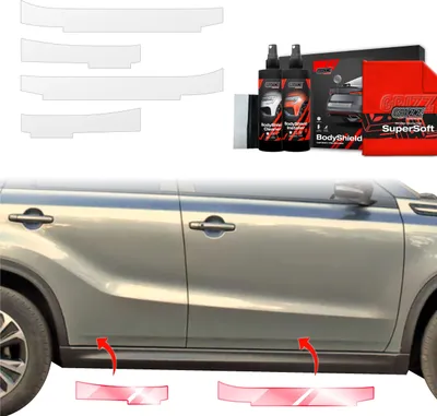 Zdjęcie produktu dla Folia ochronna 4 w 1 Grizz Protector na progi – Suzuki Vitara Facelift (2024–2025)