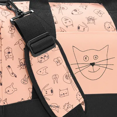 Produktbild von reisenthel allrounder M 18 L Reisetasche Schultertasche kids cats dogs - Rosa - rosa