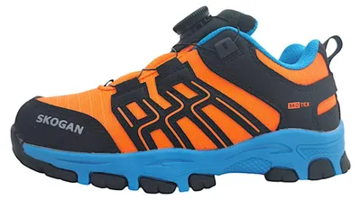 Image de Skari : Chaussures pour enfants, chaussures basses pour garçons, lacets, modèle à lacets, couleur orange, chaussures de loisirs