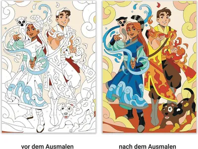 Produktbild von Malen nach Zahlen - Soulmates
