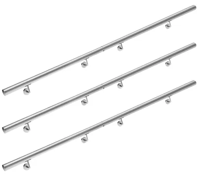 Immagine prodotto di Monzana Corrimano Acciaio Inox V2A Ringhiera Scale Ingresso Giardino 600cm Passamano Esterni Interni