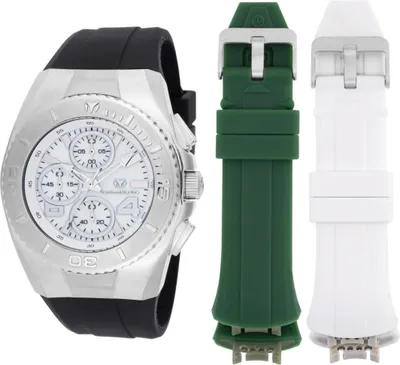 Immagine prodotto di TechnoMarine Cruise TM-124028 Orologio da Uomo - Movimento al Quarzo - Acciaio Inossidabile con Quadrante Bianco - 43 mm