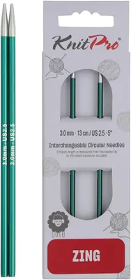 Immagine prodotto di Aghi circolari da maglia, lunghezza 5" (13 cm), diametro 3,00 mm