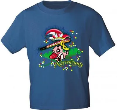 Produktbild von T-SHIRT uni mit Aufdruck - Narrenzunft - 09513 - Gr. S - XXL Größe - XL