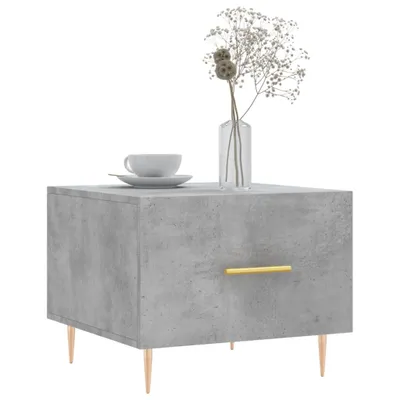 Produktbild von "2026 Aktion"Couchtisch - CLORIS - Wohnzimmertisch - Robust und langlebig - Betongrau 50x50x40 cm Holzwerkstoff - NeuMöbel3935866