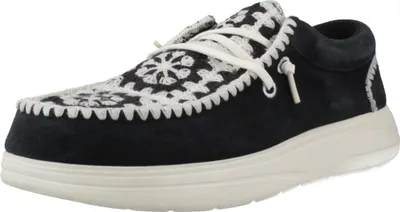 Produktbild von HEY DUDE WENDY COMF SUEDE CROCHET Schwarz