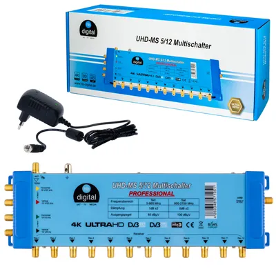 Produktbild von HB-DIGITAL Multischalter UHD-MS 5/12