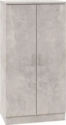 Obrázek produktu pro vidaXL Skříňka na boty Concrete Grey 55x35x108 cm Dřevěný materiál