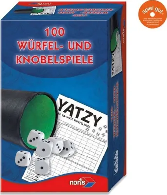 Produktbild von Noris Spiele 100 Würfel- und Knobelspiele; 606154308