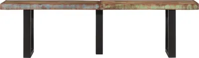 Immagine prodotto di vidaXL Panca 160 cm in legno massiccio di recupero e acciaio