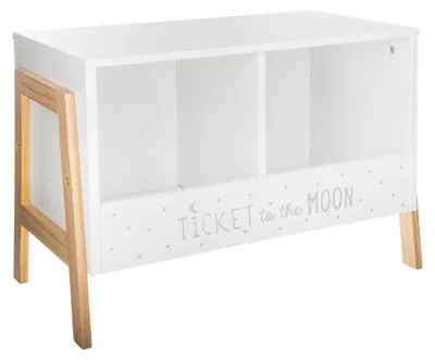 Produktbild von Kinderbuchregal aus MDF weiß Modern Dekorativ 60cm