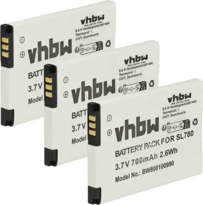 Produktbild von vhbw 3x Akku Ersatz für Siemens Gigaset V30145-K1310K-X444, 4250366817255, S30852-D2152-X1 für schnurlos Festnetz Telefon (700 mAh, 3,7 V, Li-Ion)