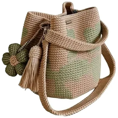 Image de Sac de courses en tissu, design à cordon de serrage, sac à main portable et décontracté, couleur verte