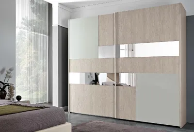 Image de Armoire Portes coulissantes Miroir Armoires Chambre à coucher Meubles italiens
