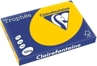 Obrázek produktu pro Clairefontaine Trophée slunečnicově žlutý 120 g/m² DIN-A3 – 250 listů
