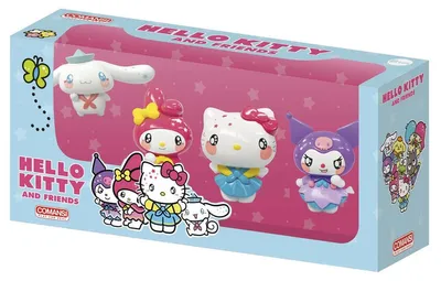 Obrázok produktu pre Comansi - Zestaw 4 figurek Hello Kitty Friends - Kolekcja Premium Figurki