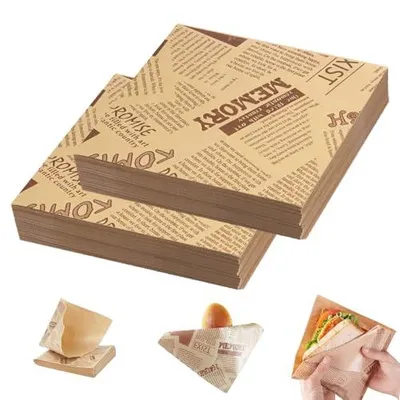 Produktbild von Hamburgerpapier - Perfekte Verpackung für Burger und Snacks - Burger Papier