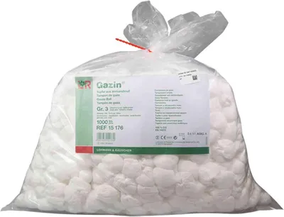Produktbild von Gazin Tupfer pflaumengr.unsteril o.RK 1000 St