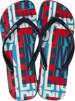 Image de Tongs pour homme BIKKEMBERGS « Mer ou piscine » avec dentelle à logo, référence BKK2MSR04, série : Bikkembergs colorées, taille 45, 100 % caoutchouc