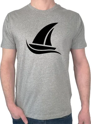 Produktbild von Huuraa Herren T-Shirt Segeln Segelboot 3XL Sport Grey Bio Baumwolle Fairtrade Herrenshirt Geschenkidee