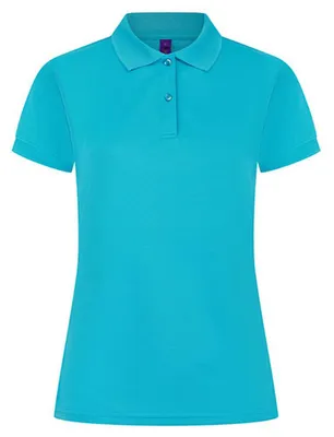 Produktbild von Henbury - Poloshirt Feuchtigkeitsabweisend für Damen LT5930 (3XL) (Türkis)