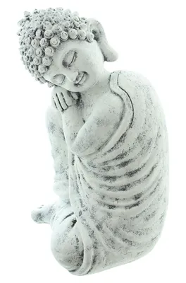 Immagine prodotto di Grande Buddha 'Ruhe', accessorio decorativo per il soggiorno che attira l'attenzione per la decorazione senza tempo