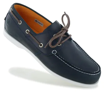 Produktbild von Timberland Timberland Cedar Bay Boat Shoe - Herren Klassische Bootsschuhe Leder Blau TB0A288M-019 - Größe EU 46 US 12