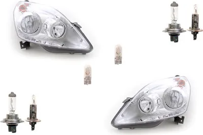 Produktbild von Johns, Scheinwerfer Halogen passend für Opel Zafira B 02/08- mit Leuc. Set Links Rechts 1216679 93192443 1216680 93192444