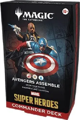 Zdjęcie produktu dla Magic: The Gathering Commander: Magic: The Gathering | Marvel Super Heroes: