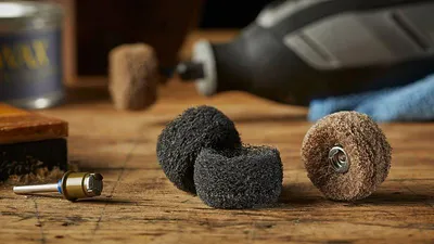 Image de Disques de ponçage polissage pour les grains de finition 180 et 280 - DREMEL - MAX EZ SpeedClic - 2615S511DM