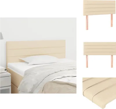 Produktbild von vidaXL Kopfteil Creme 80x5x78/88 cm Stoff -  Kopf- & Fußenden