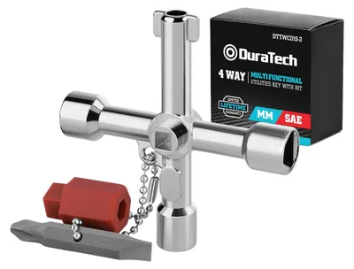 Produktbild von DURATECH Mehrfach-Gasventil, 4-fach, multifunktional, für Schränke