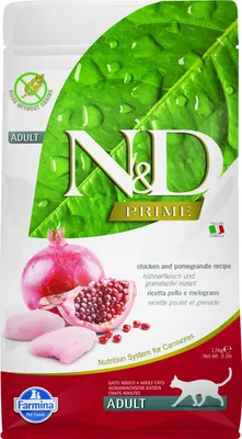 Produktbild von Farmina N&D Cat Prime Chicken & Pomegranate Adult 1 5Kg