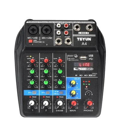 Obrázek produktu pro Mixér, připojení Bluetooth, podpora nahrávání přes USB, zástrčka A4 EU