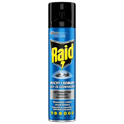Obrázek produktu pro Eukalyptový sprej proti létajícímu hmyzu, mouchám, komárům a vosám Raid, 400 ml
