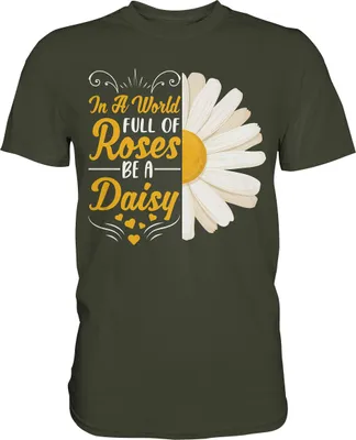 Produktbild von Gänseblümchen Motivation Shirt Garten Motiv Gärtner – Urban Khaki / XXL