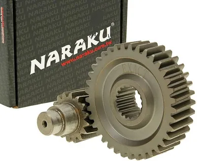 Produktbild von Getriebe sekundär Naraku Racing 16/37 +25% für GY6 125/150ccm 152/157QMI