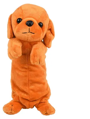 Produktbild von 3D Plüsch Hundform Etui für Stifte und Schulbedarf