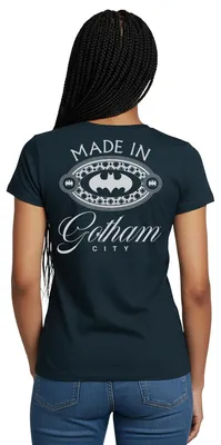 Produktbild von Spreadshirt Batman  Gotham City Logo Frauen T-Shirt, S, Navy