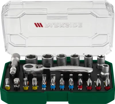 Produktbild von PARKSIDE® Ratschen Bit Set (Ratschen Bit Set 31-tlg.)