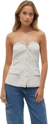 Produktbild von Vero Moda Charity ärmelloses T-shirt Beige 38 Damen Beige 38