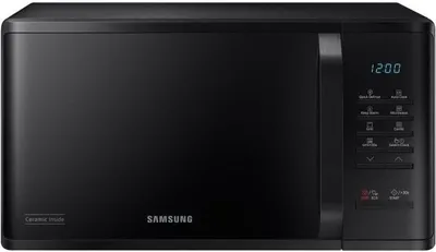 Image de Micro-ondes Samsung MG23K3513AK, 23L, Gril, 800W, Cavité Céramique Émail, Noir